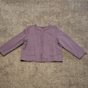 Chadwicks Women's Quilted Blazer in Lavender